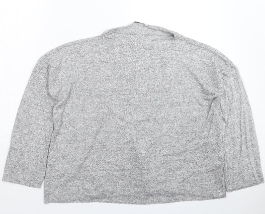 Zara Womens Grey  Knit Pullover Jumper Size M