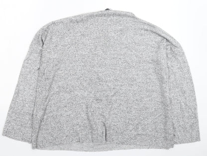 Zara Womens Grey  Knit Pullover Jumper Size M