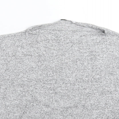 Zara Womens Grey  Knit Pullover Jumper Size M