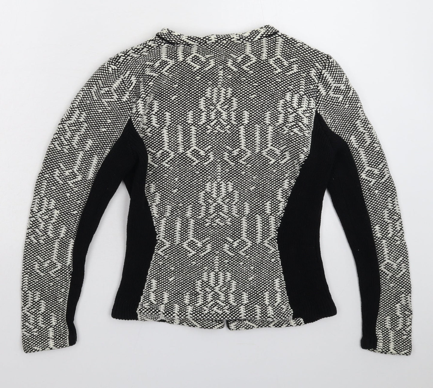 H&M Womens Multicoloured Geometric  Jacket Blazer Size S