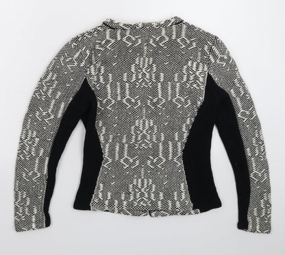 H&M Womens Multicoloured Geometric  Jacket Blazer Size S