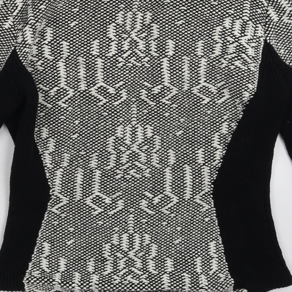 H&M Womens Multicoloured Geometric  Jacket Blazer Size S