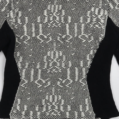 H&M Womens Multicoloured Geometric  Jacket Blazer Size S