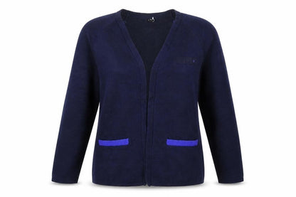 Womens UK Size 6 Preworn Blue Cardigan Jumper