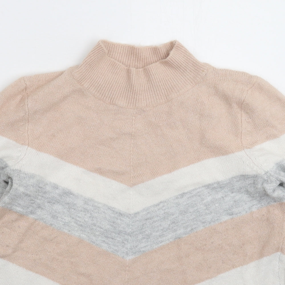 Womens UK Size 10 M&Co Multicoloured Pullover Jumper