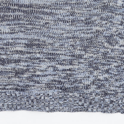 Womens UK Size S Divided Blue Pullover Jumper