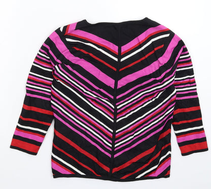 Womens UK Size S Planet Multicoloured Pullover Jumper