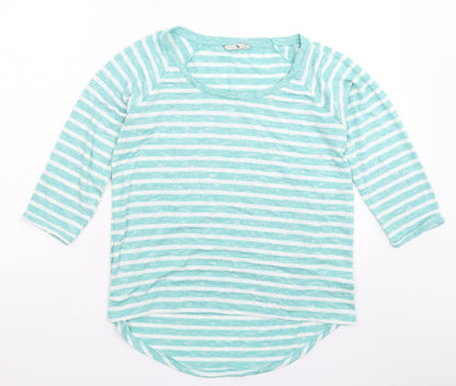 TU Womens Multicoloured Striped Knit Pullover Jumper Size 14