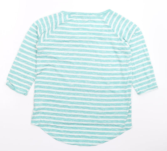 TU Womens Multicoloured Striped Knit Pullover Jumper Size 14