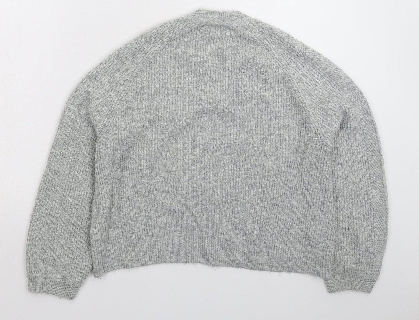 Womens UK Size 8 Topshop Grey Pullover Jumper