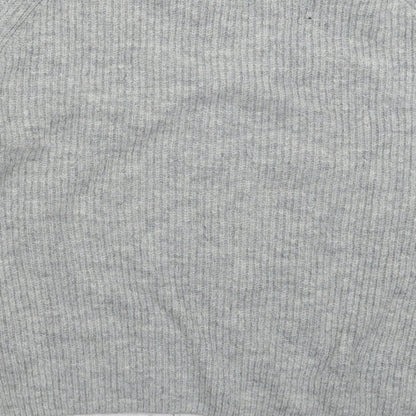 Womens UK Size 8 Topshop Grey Pullover Jumper