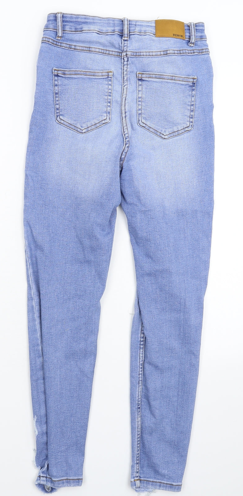 Womens UK Size 8 Papaya Extra-Slim Fit Skinny Blue Jeans