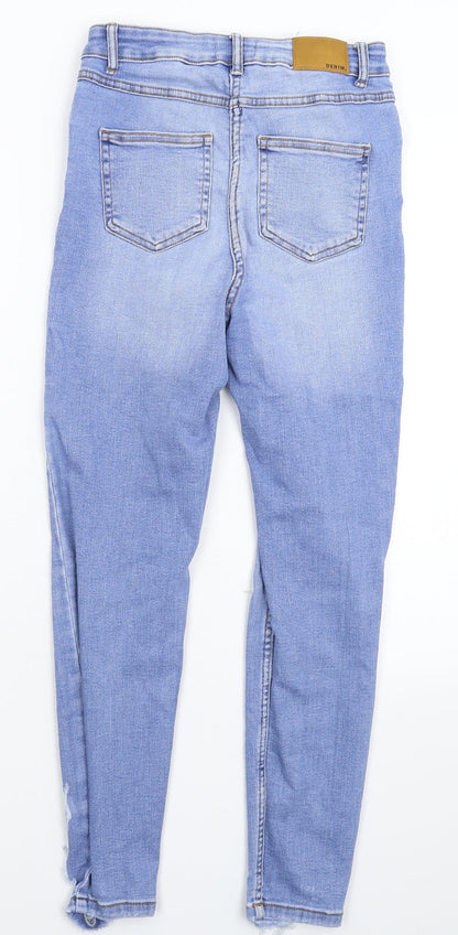 Womens UK Size 8 Papaya Extra-Slim Fit Skinny Blue Jeans