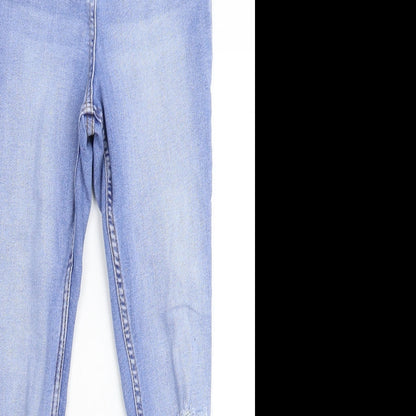 Womens UK Size 8 Papaya Extra-Slim Fit Skinny Blue Jeans