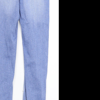 Womens UK Size 8 Papaya Extra-Slim Fit Skinny Blue Jeans