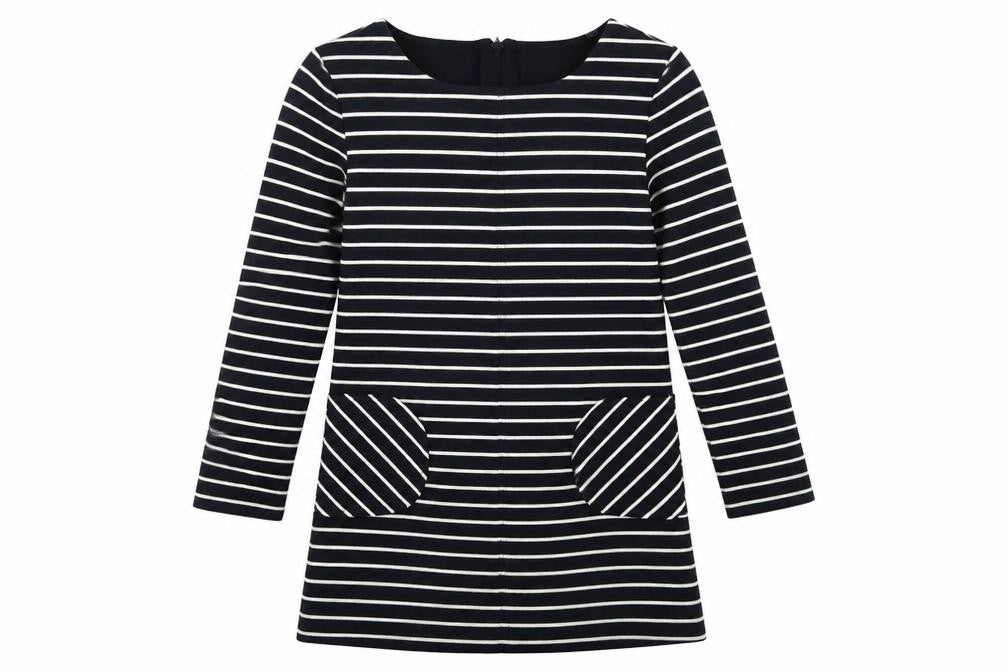 NEXT Womens Blue Striped  Fit & Flare  Size 8