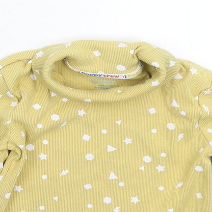 Primark Girls Beige Geometric  Pullover Sweatshirt Size 2-3 Years