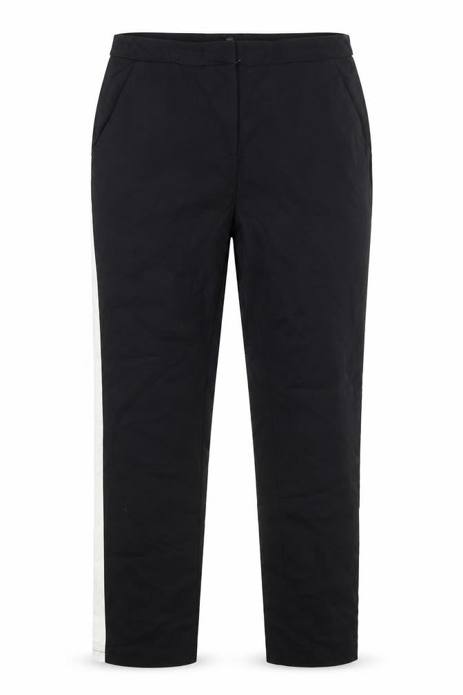 Womens UK Size 30 in Preworn Slim Fit  Black Trousers