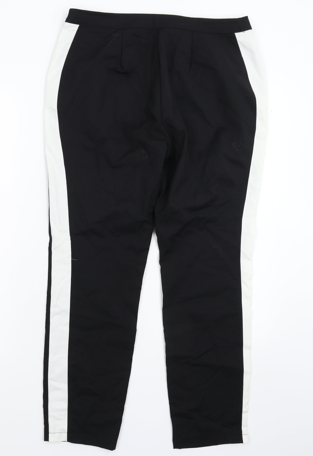 Womens UK Size 30 in Preworn Slim Fit  Black Trousers