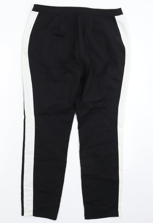 Womens UK Size 30 in Preworn Slim Fit  Black Trousers