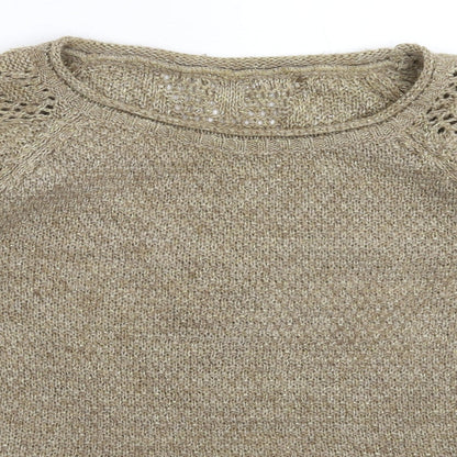 Sosyetic Womens Grey  Knit Pullover Jumper Size L