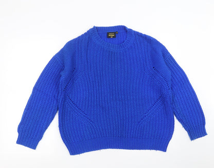 Womens UK Size 8 goldigga Blue Pullover Jumper
