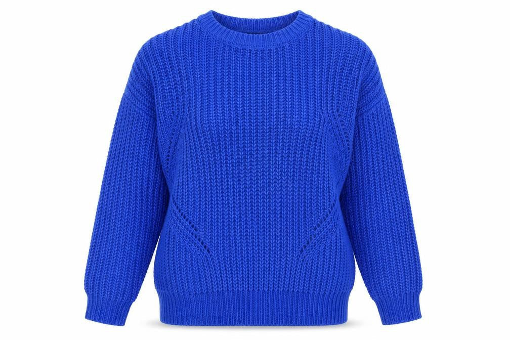Womens UK Size 8 goldigga Blue Pullover Jumper