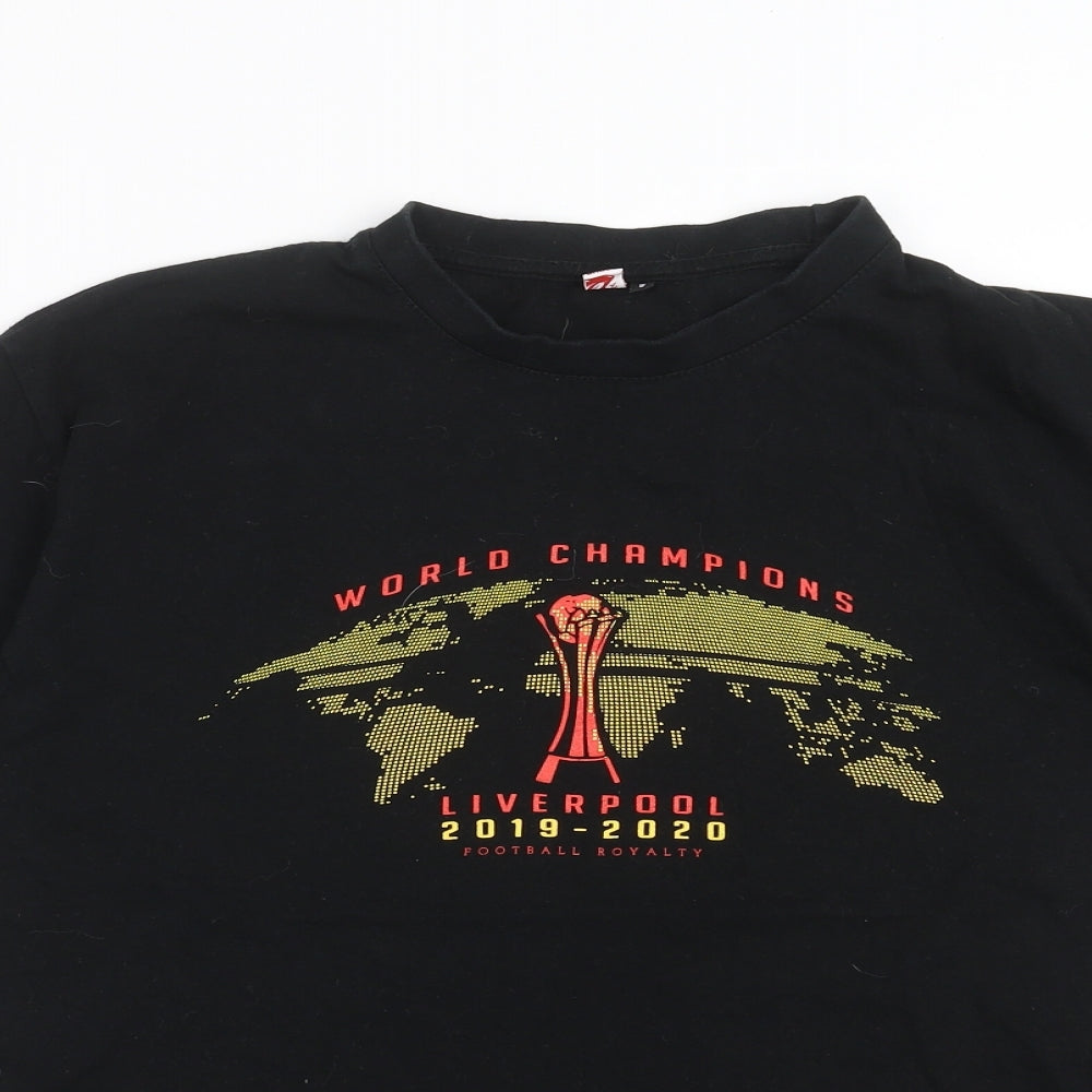 Mens UK Size S BC Collection Black  T-Shirt