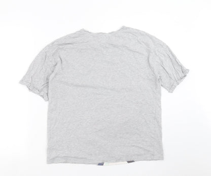 NEXT Womens Grey Solid   Pyjama Top Size S  - penguin