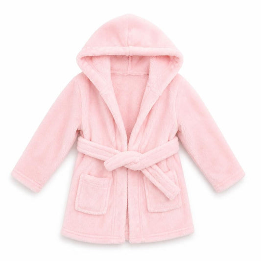 Earlydays Girls Pink Solid   Robe Size 6-9 Months