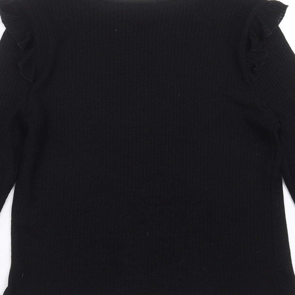 Womens UK Size 12 New Look Black Pullover Jumper