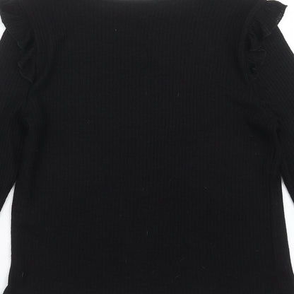 Womens UK Size 12 New Look Black Pullover Jumper