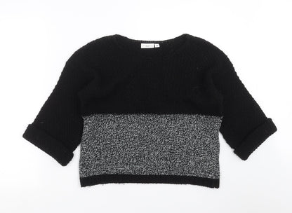 Womens UK Size 8 New Look Black Pullover Jumper
