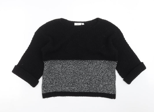 Womens UK Size 8 New Look Black Pullover Jumper