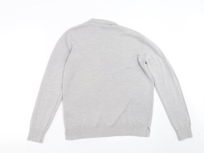 Womens UK Size 14 Marks and Spencer Grey Pullover Jumper