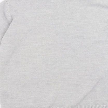 Womens UK Size 14 Marks and Spencer Grey Pullover Jumper