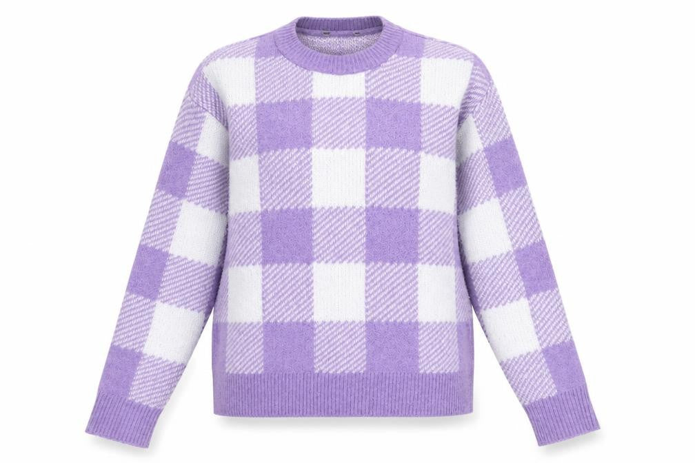 Womens UK Size XS Primark Purple Pullover Jumper