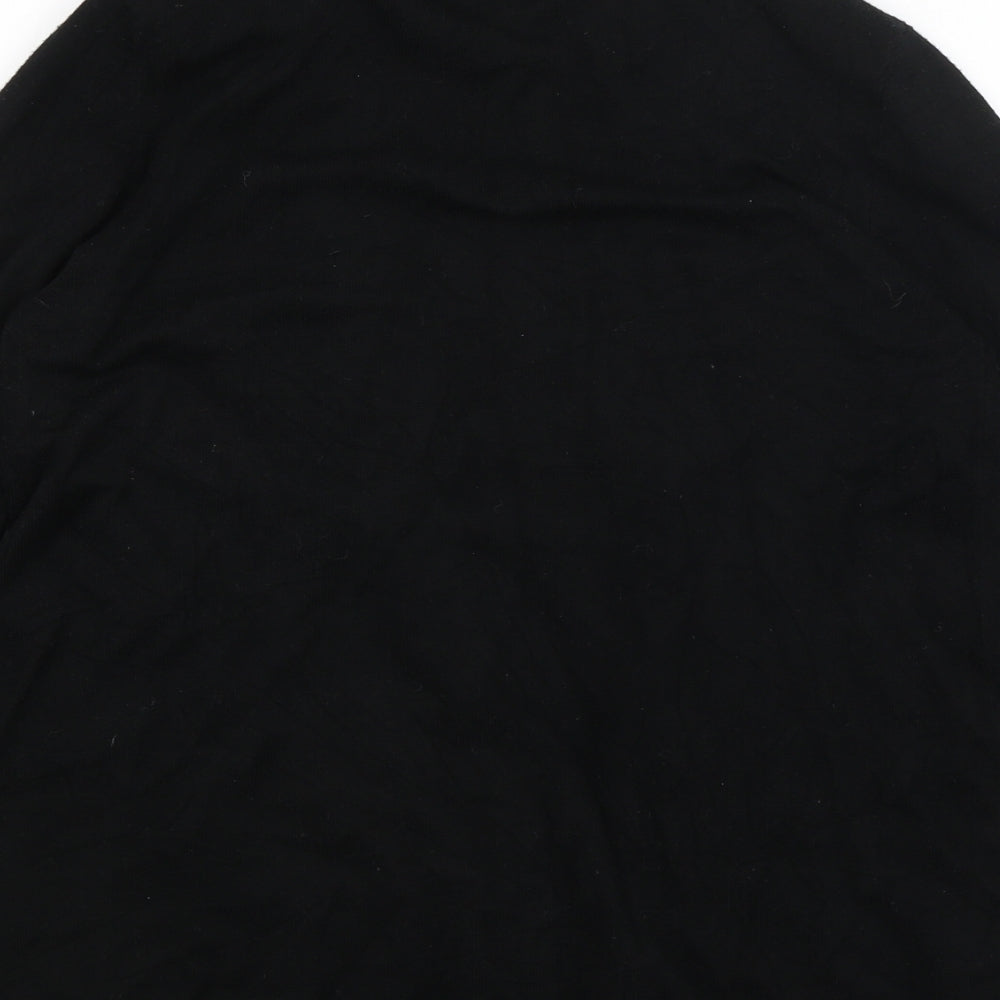Womens UK Size 12 Papaya Black Cardigan Jumper