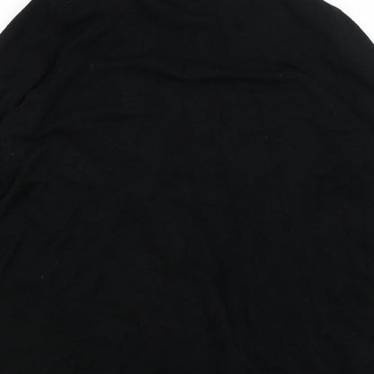 Womens UK Size 12 Papaya Black Cardigan Jumper
