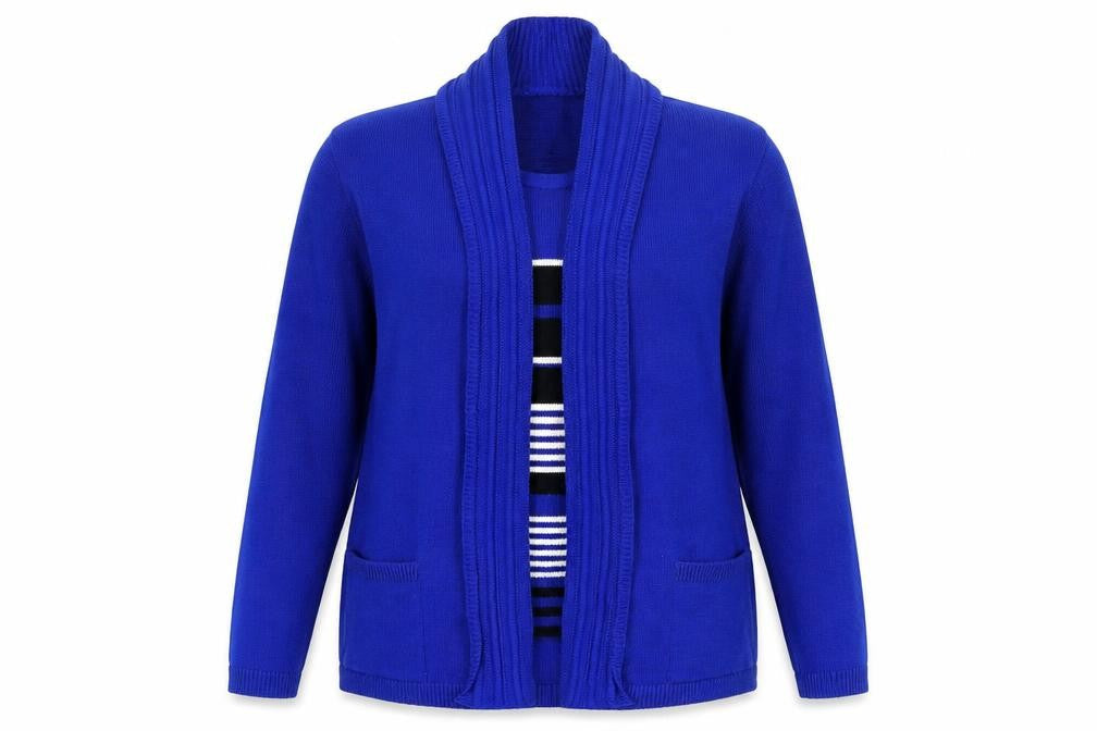 Womens UK Size M Preworn Blue Pullover Jumper
