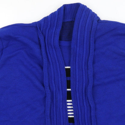 Womens UK Size M Preworn Blue Pullover Jumper