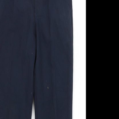 M&S Boys Blue   Dress Pants Trousers Size 8-9 Years