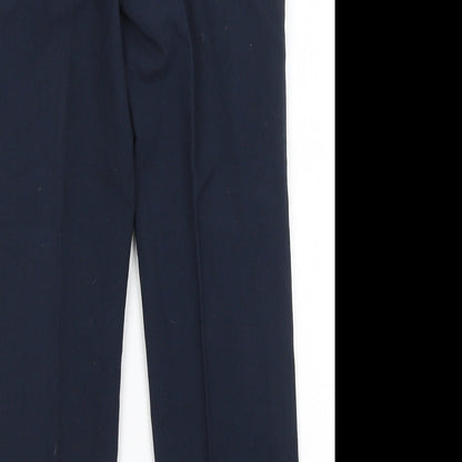 M&S Boys Blue   Dress Pants Trousers Size 8-9 Years