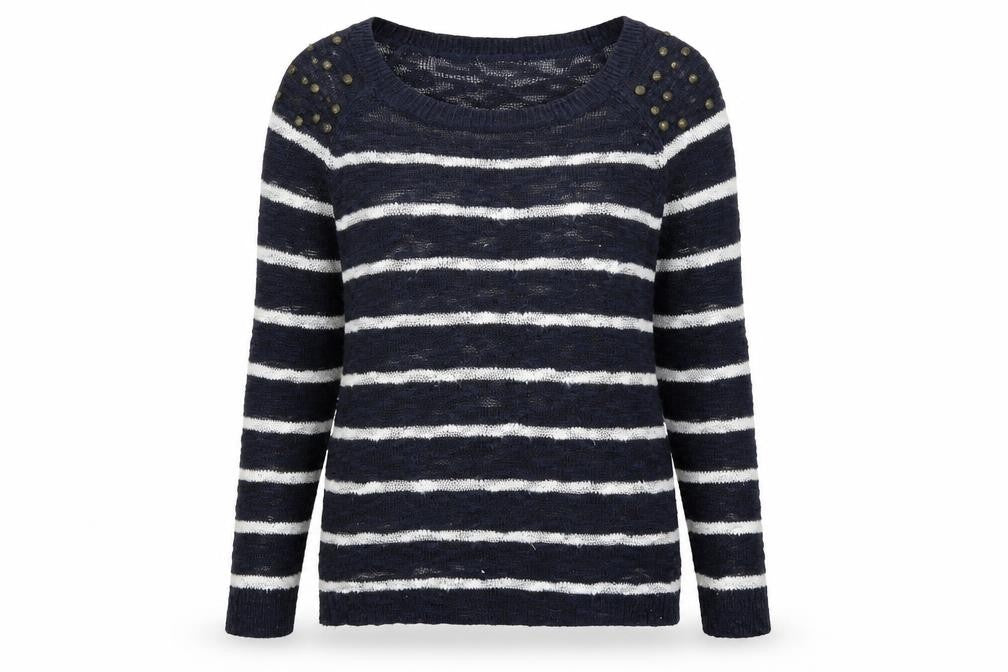 Womens UK Size 8 F&F Blue Pullover Jumper