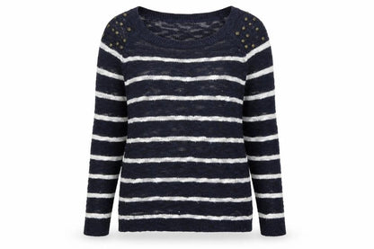 Womens UK Size 8 F&F Blue Pullover Jumper