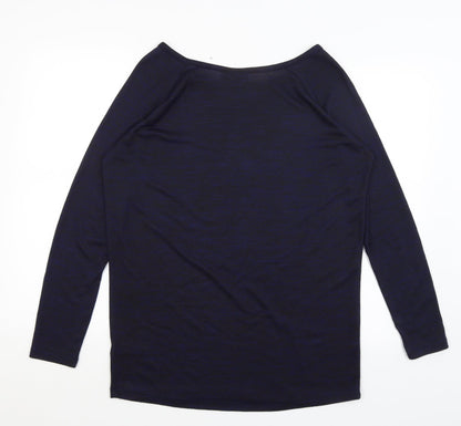 Womens UK Size 8 Topshop Blue Basic T-Shirt