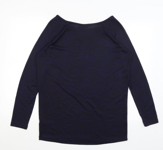 Womens UK Size 8 Topshop Blue Basic T-Shirt