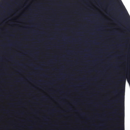 Womens UK Size 8 Topshop Blue Basic T-Shirt