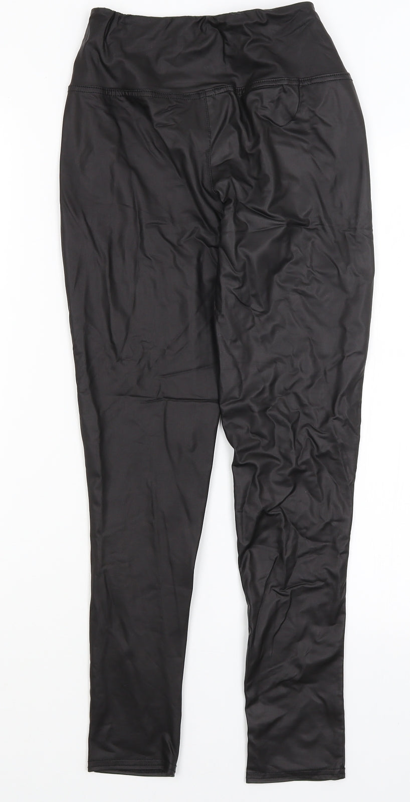 Womens UK Size 10 Boohoo Regular Fit  Black Trousers