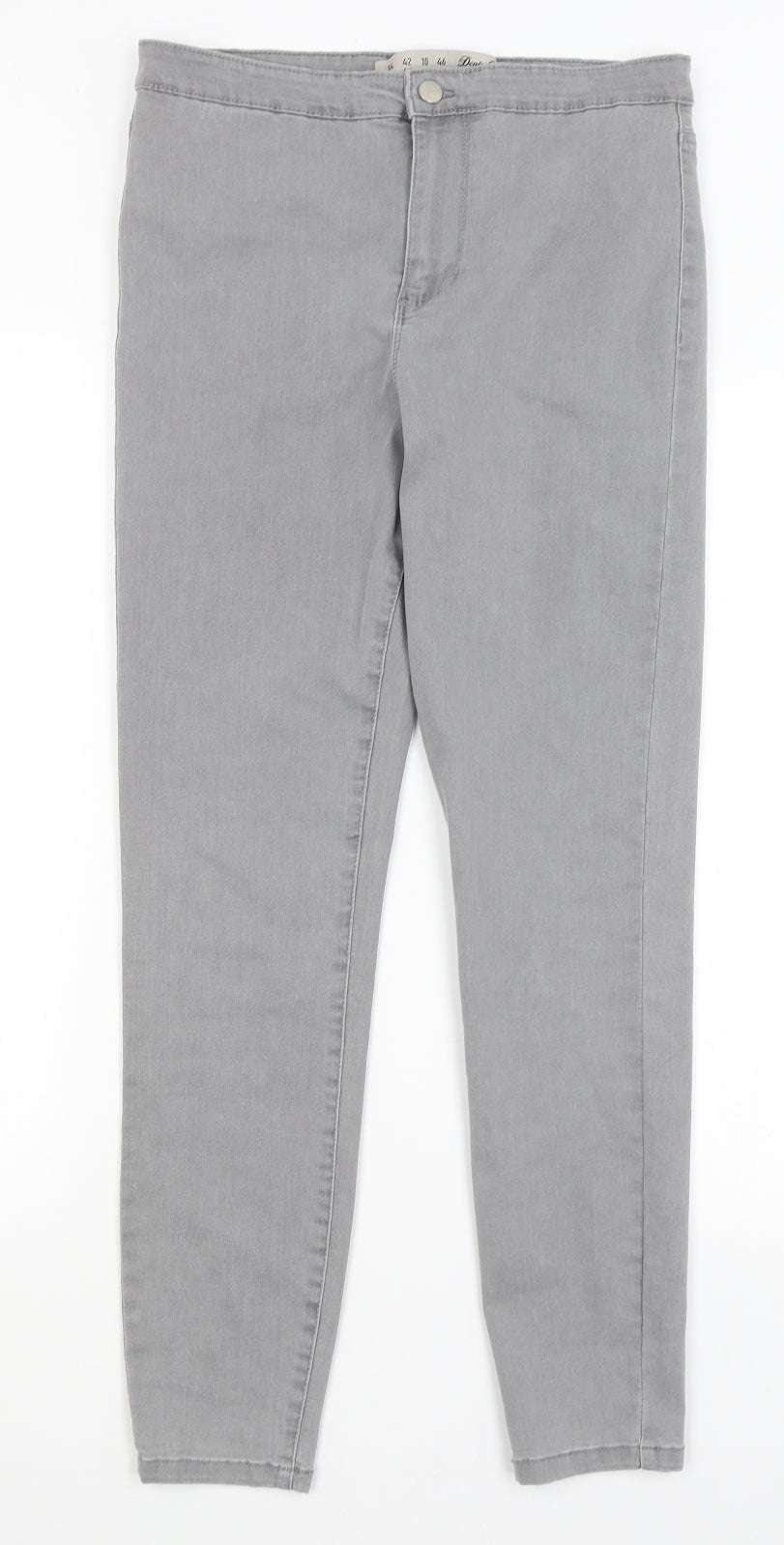 Denim Co Womens Grey   Skinny Jeans Size 14 L28 in